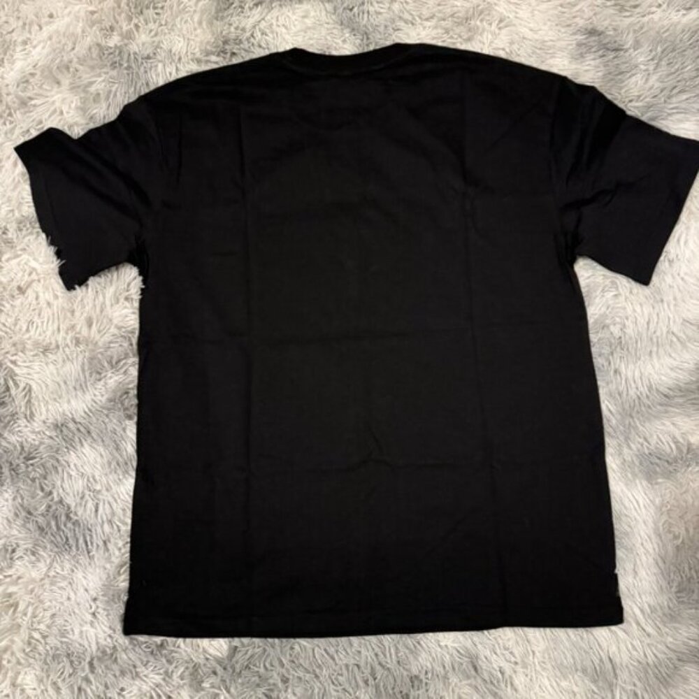 Palm Angels Yellow Grafitti Star Logo Black T-Shirt Size Large - Picture 3 of 3
